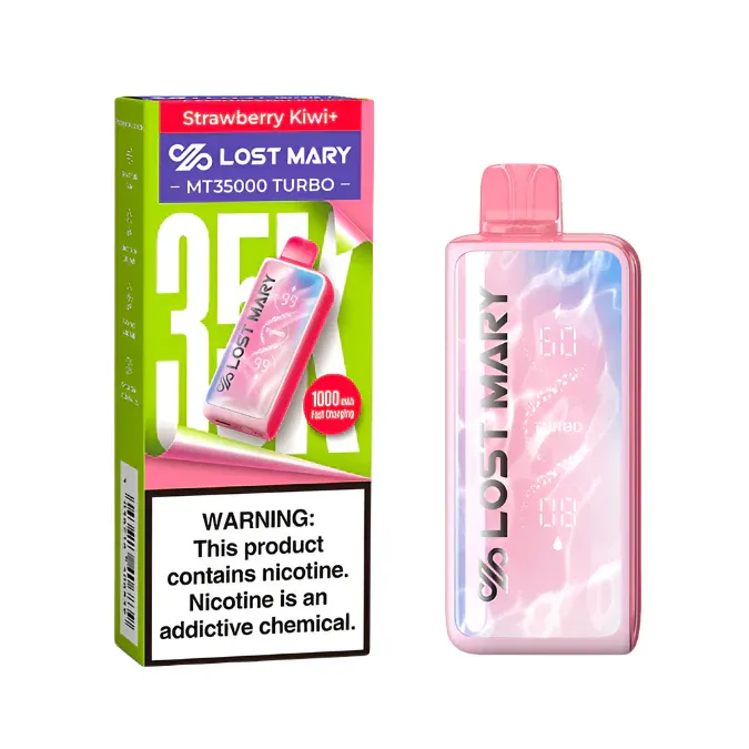 LOST MARY TURBO STRAWBERRY KIWI 35K PUFFS