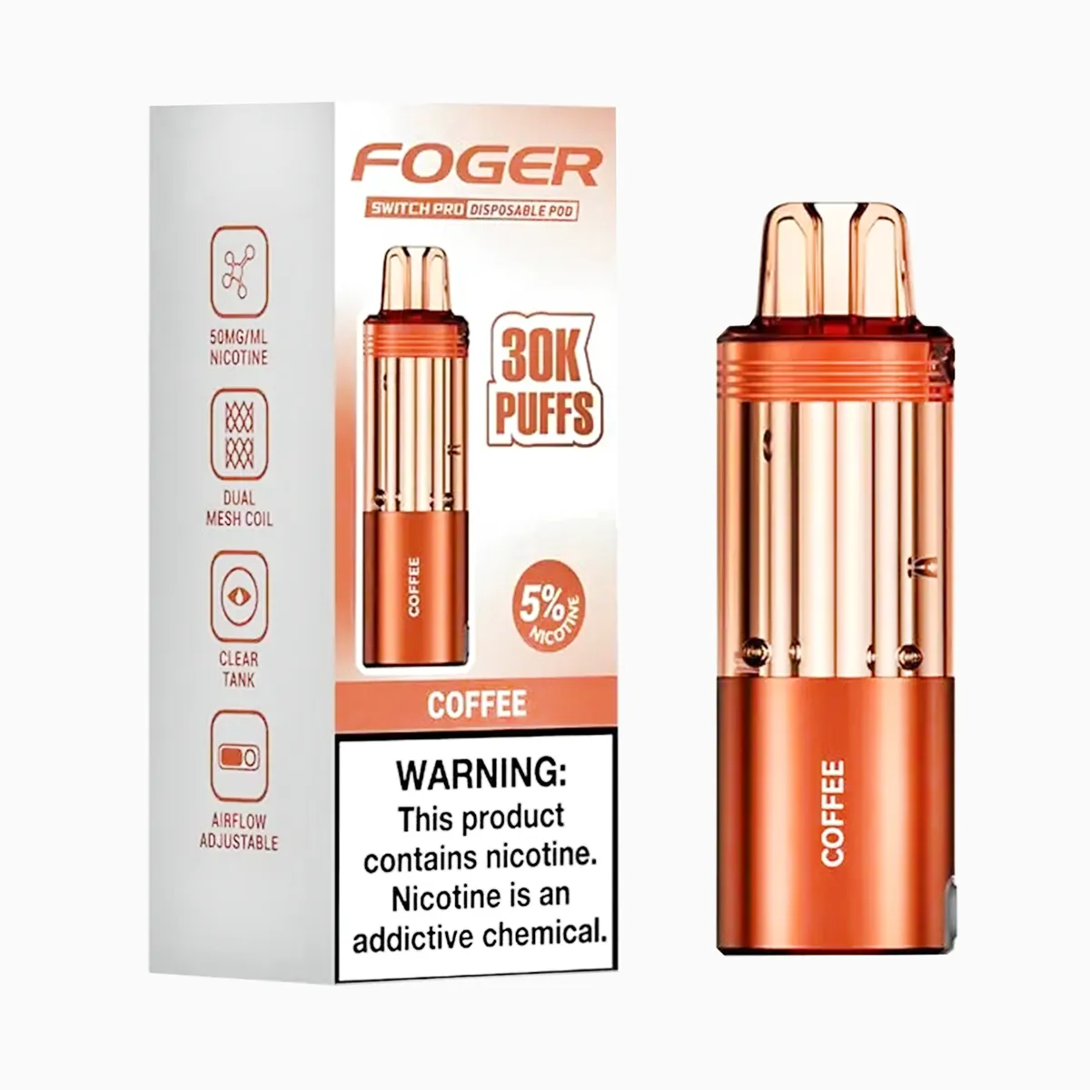 Foger Pod Coffee 30k Puffs