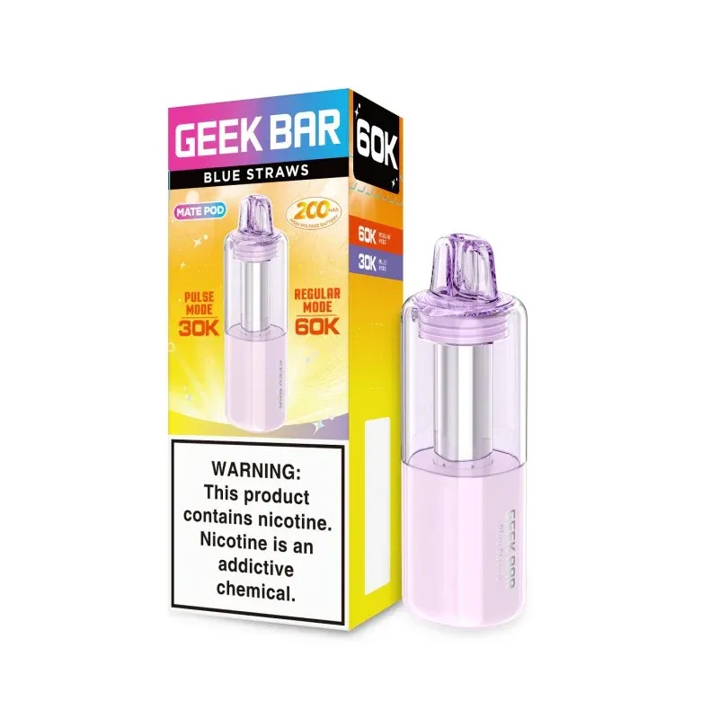 Geek Bar Pod Blue Straws