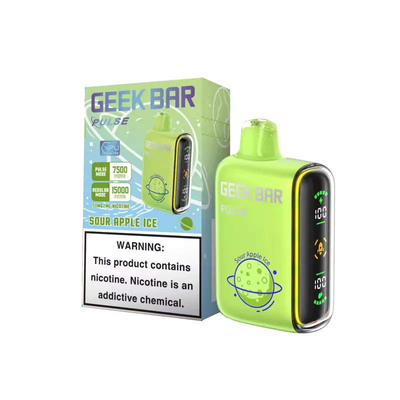 Geek Bar Pulse Sour Apple Ice 15000 Puffs