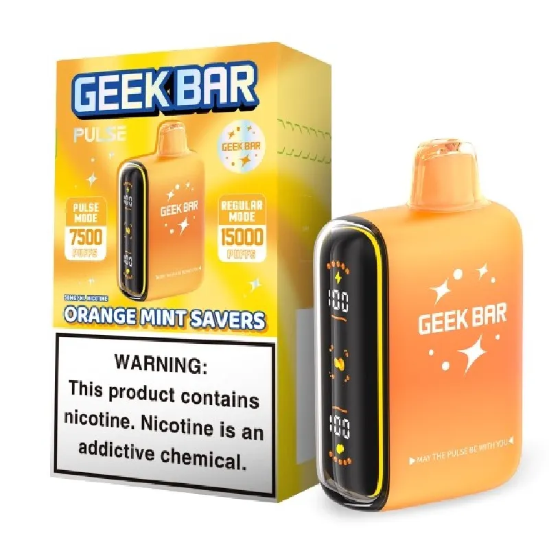 Geek Bar Pulse 15k Orange Mint Saver