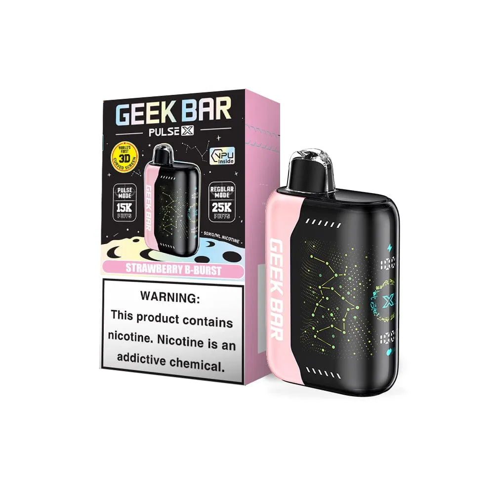 Geek Bar Pulse X 25k Strawberry B Burst