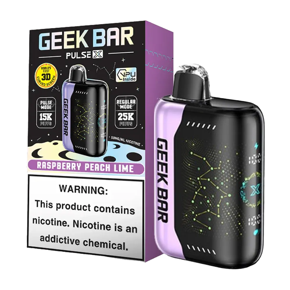 Geek Bar Pulse X Raspberry Peach Lime